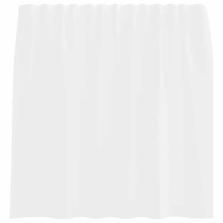 Aasadega Voile kardinad 2 tk valge 140x140 cm