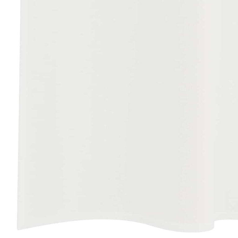 Aasadega Voile kardinad 2 tk valge 140x140 cm