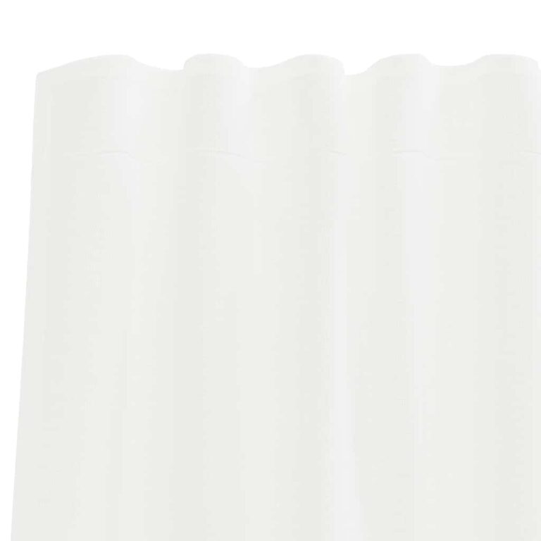 Aasadega Voile kardinad 2 tk valge 140x140 cm