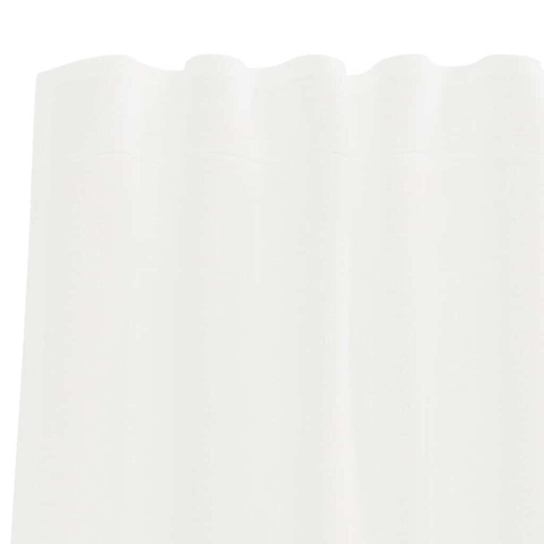 Aasadega Voile kardinad 2 tk valge 140x245 cm