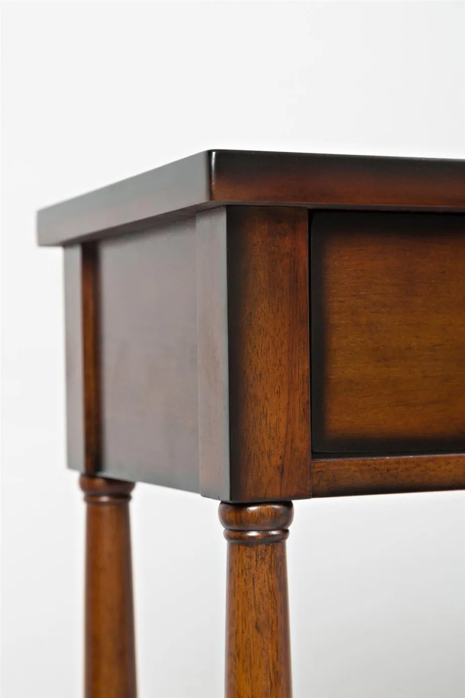 Tumepruun antiikne konsoollaud Avola AV1632-60, kummipuidust – 7