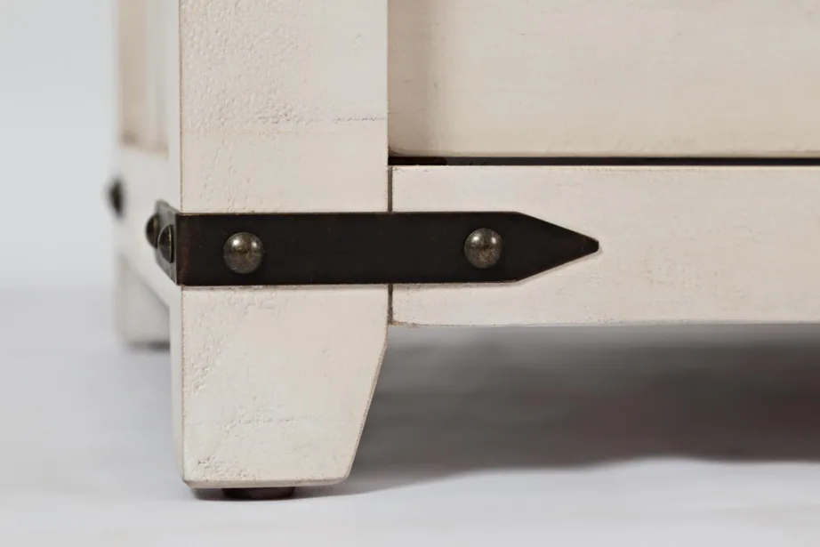 Antikvalge kummut Avola AV1706, taaskasutatud männipuidust – 7