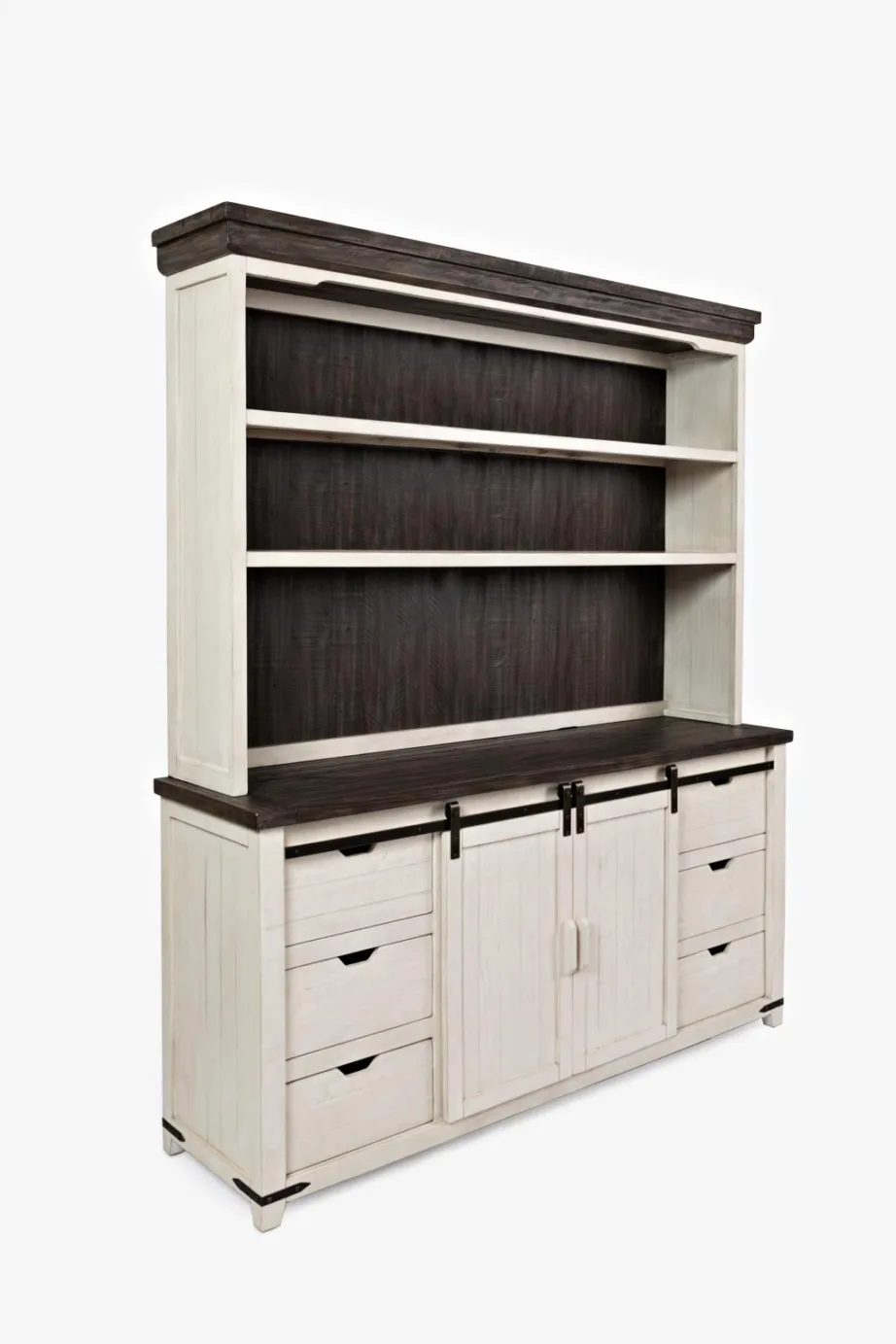 Antikvalge kummut Avola AV1706, taaskasutatud männipuidust – 4