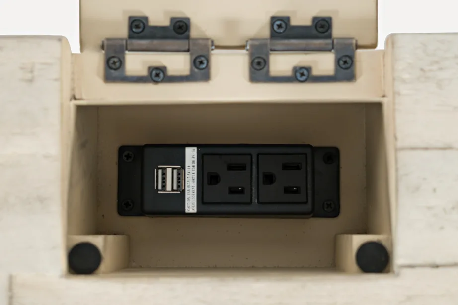 Beež kirjutuslaud Avola AV1610-5620, akaatsiapuidust – 7