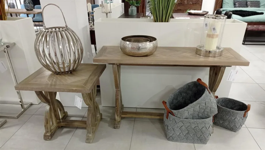 Helepruun konsoollaud Avola AV1934-4, akaatsiapuidust – 6