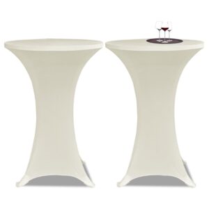 Kõrge laua kate 2 tk Ø 60 cm