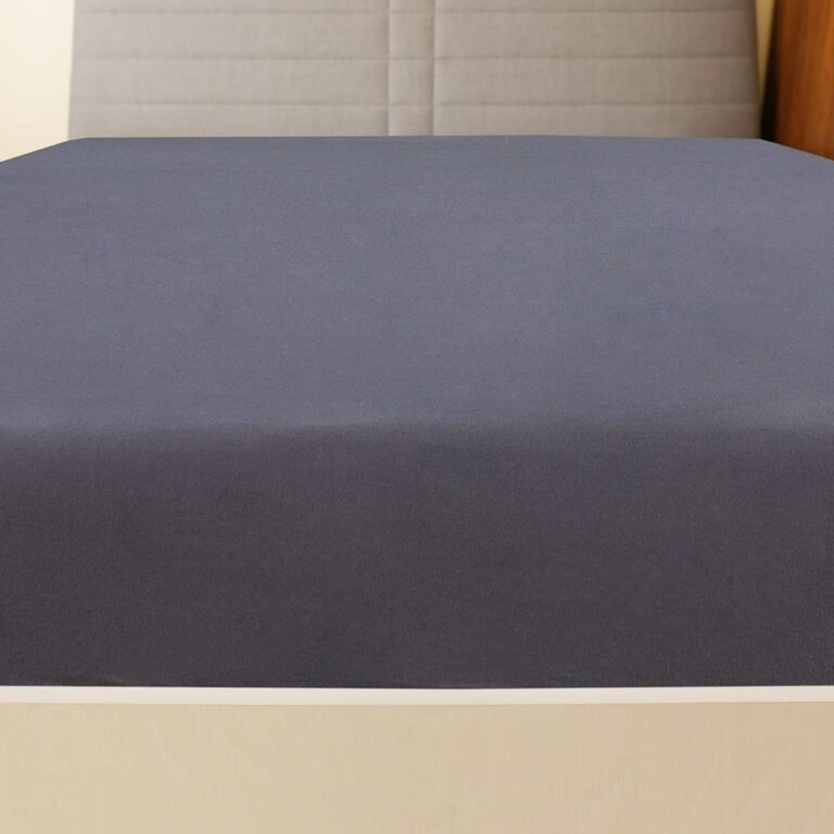 Kummiga voodilinad 2 tk antratsiithall 180x200 cm puuvill