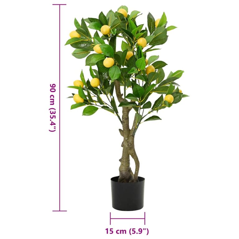 Kunstlik sidrunipuu 234 lehed 90 cm rohelised