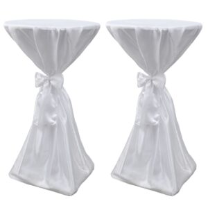 Lauakate valge 70 cm paelaga 2 tk