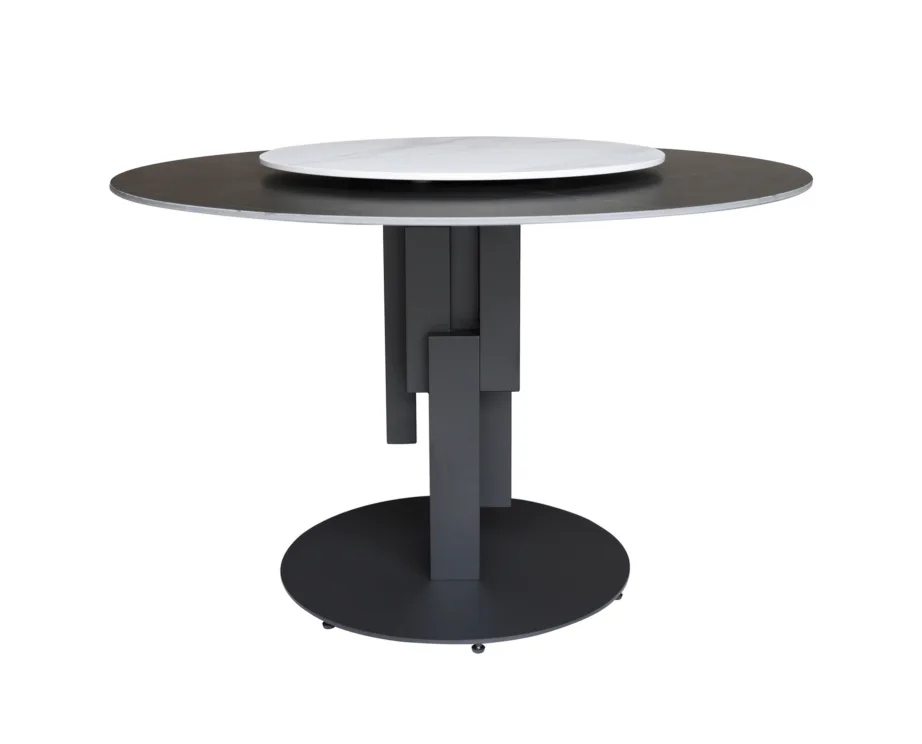 Musta söögilaud Modig M21, metallist – 3