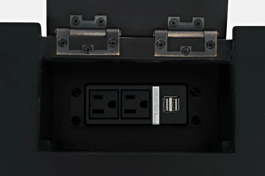 Musta kirjutuslaud Avola AV275-4820, akaatsiapuidust – 7