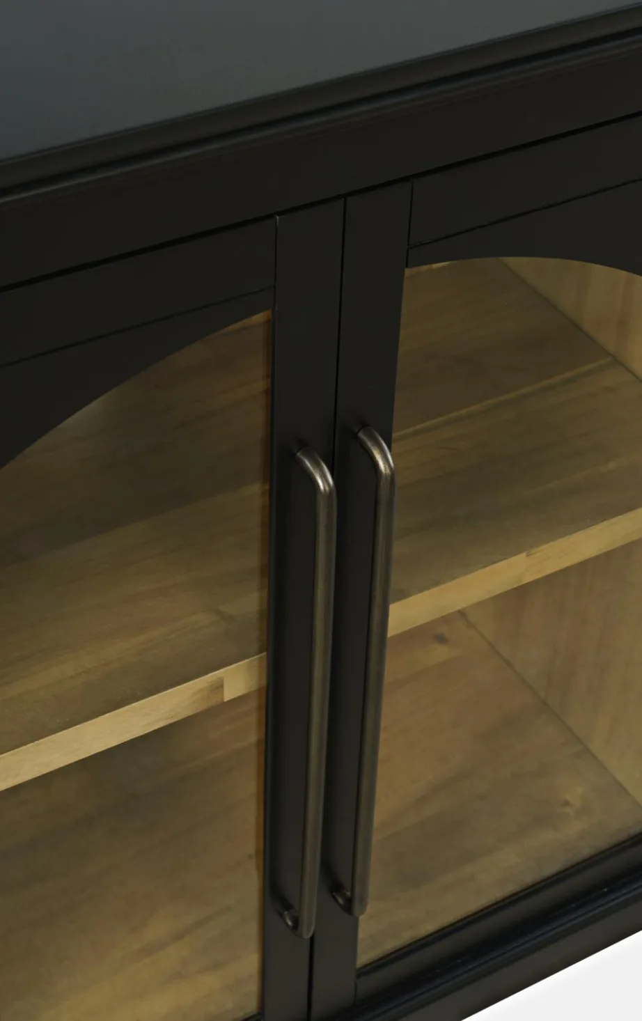 Musta vitriinkapp Avola AV2295-65, akaatsiapuidust – 4