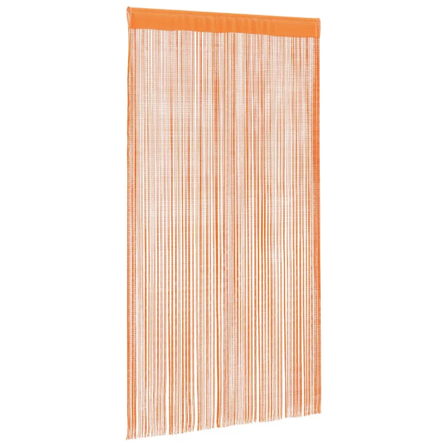 Nöörkardinad 2 tk, oranž, 140×250 cm – 3