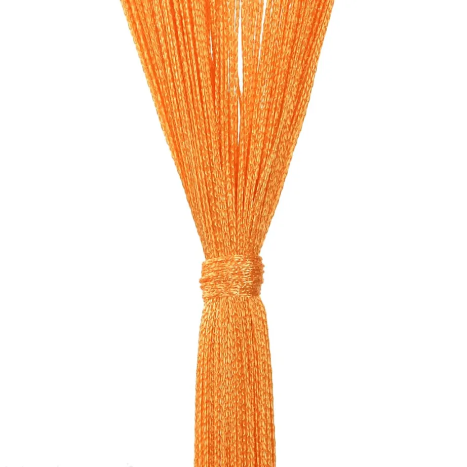 Nöörkardinad 2 tk, oranž, 140×250 cm – 7