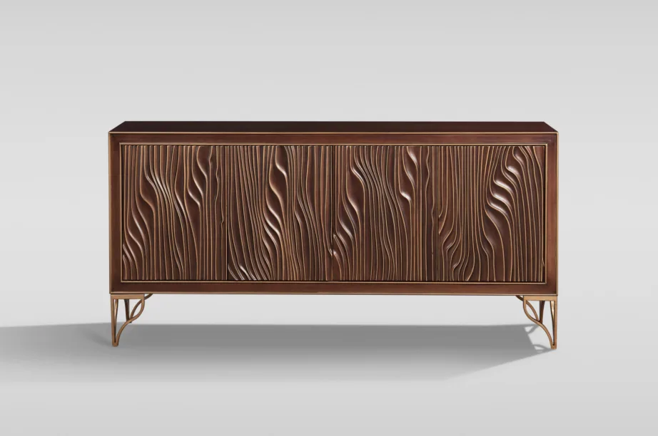 Tumepruun kummut Stilig ST812, MDF-st