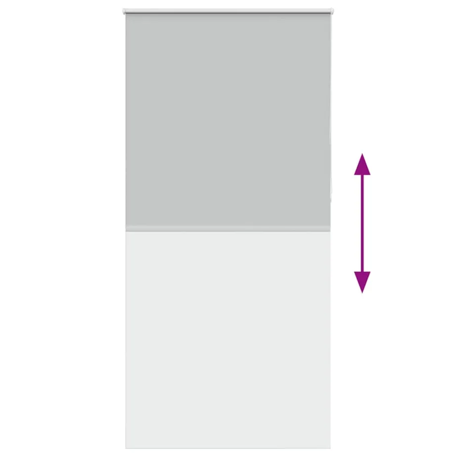 Pimendav ruloo helehall 105×210 cm kanga laius 40,7cm polüester – 9