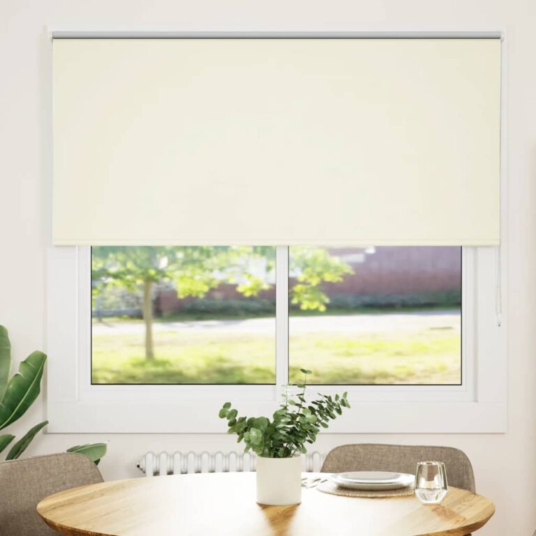 Pimendav ruloo koltunud valge 160x130 cm kanga laius 156