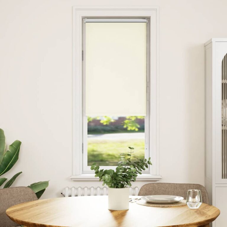 Pimendav ruloo koltunud valge 40x150 cm kanga laius 35
