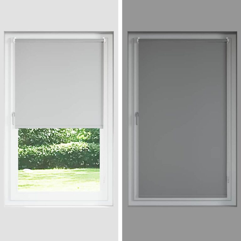 Pimendav ruloo koltunud valge 40x150 cm kanga laius 35