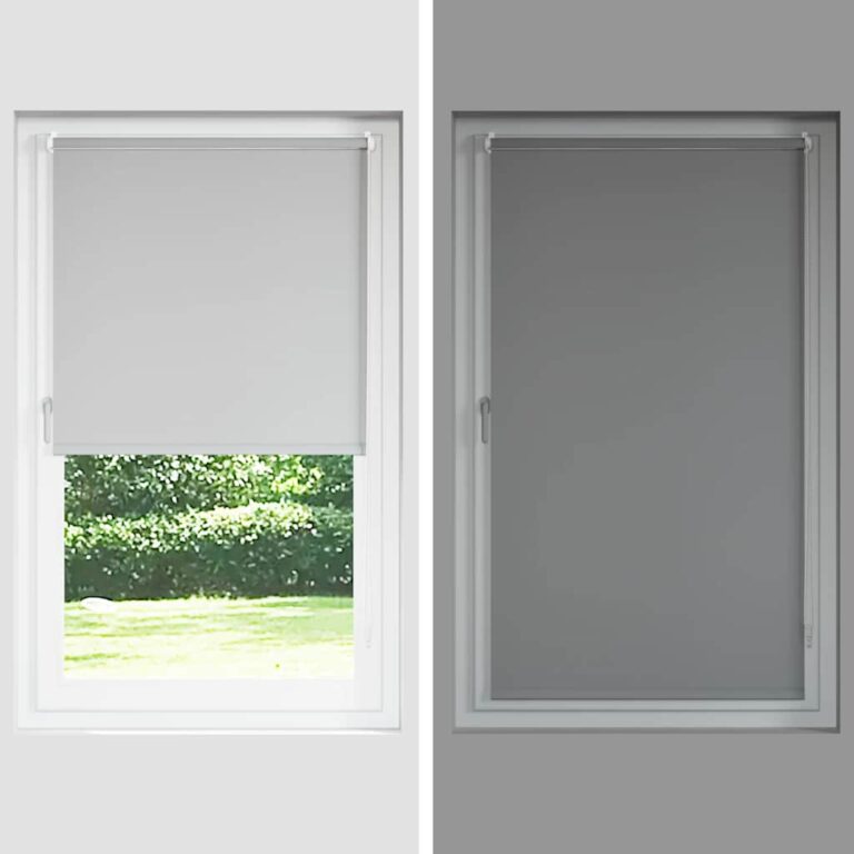 Pimendav ruloo koltunud valge 45x130 cm kanga laius 40