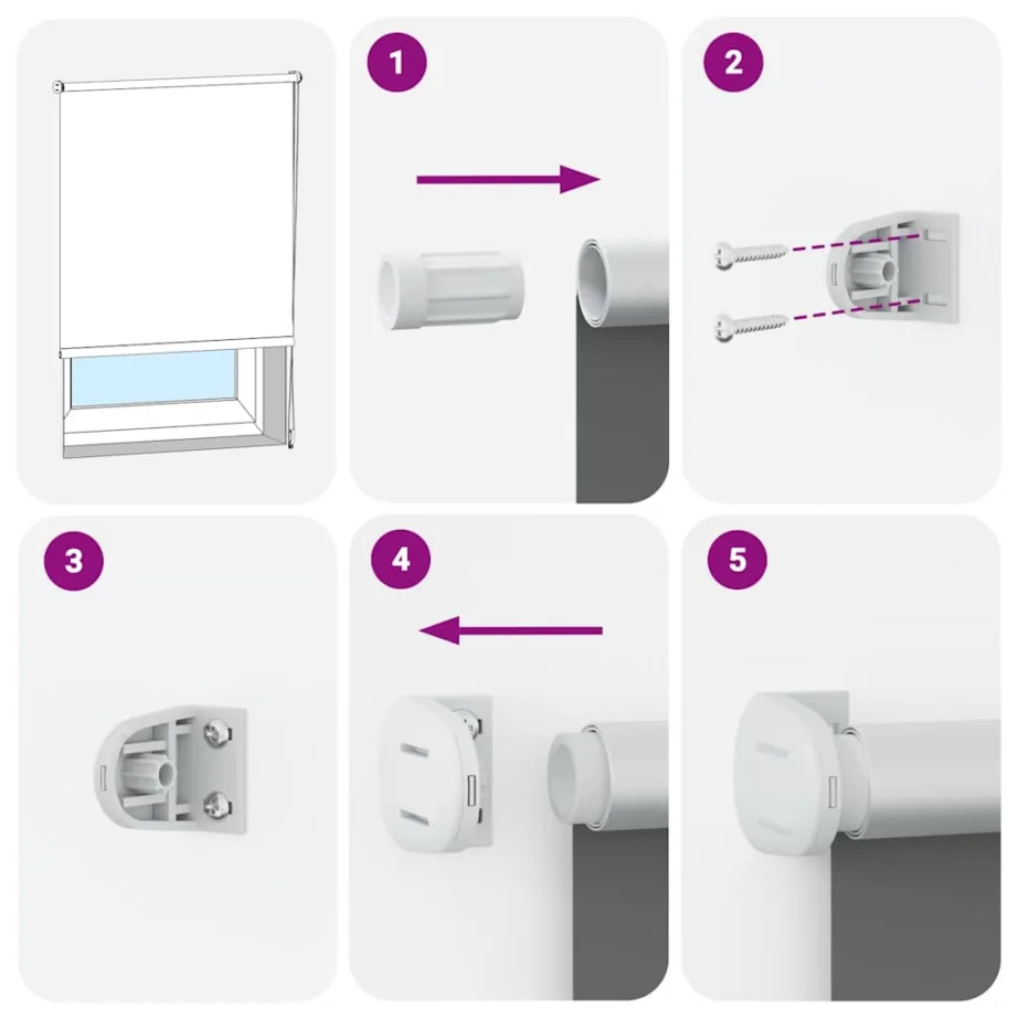 Pimendav ruloo must 115×175 cm kanga laius 110,7 cm polüester – 7