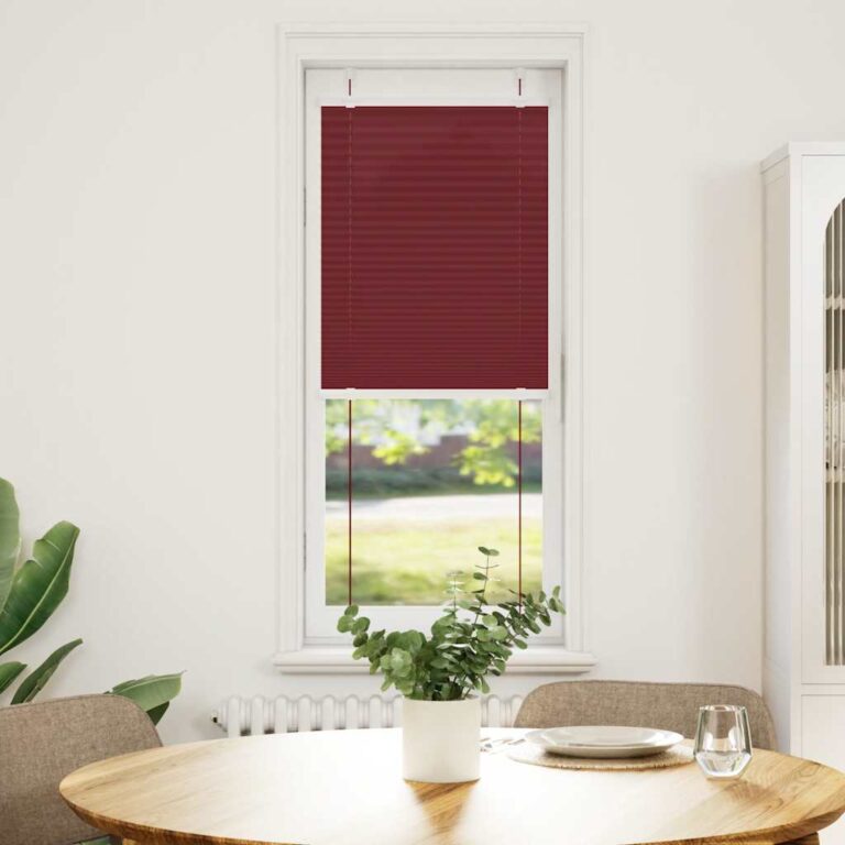Plisseeritud ruloo Bordeaux punane 40x150 cm Kanga laius