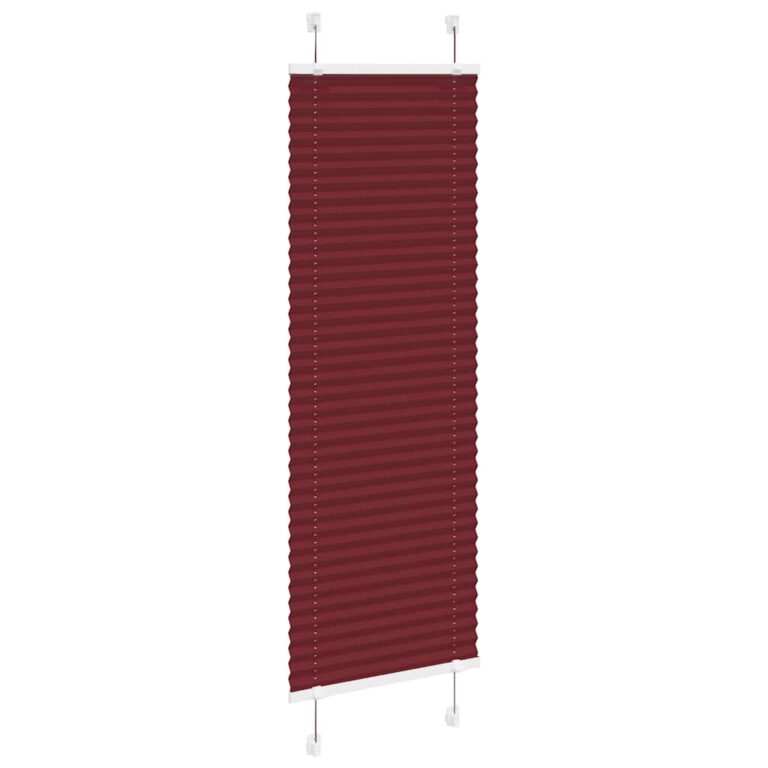 Plisseeritud ruloo Bordeaux punane 40x150 cm Kanga laius