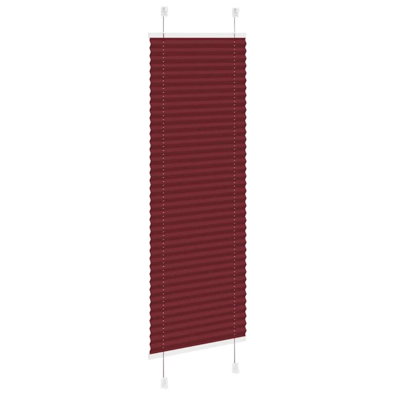 Plisseeritud ruloo Bordeaux punane 40x150 cm Kanga laius