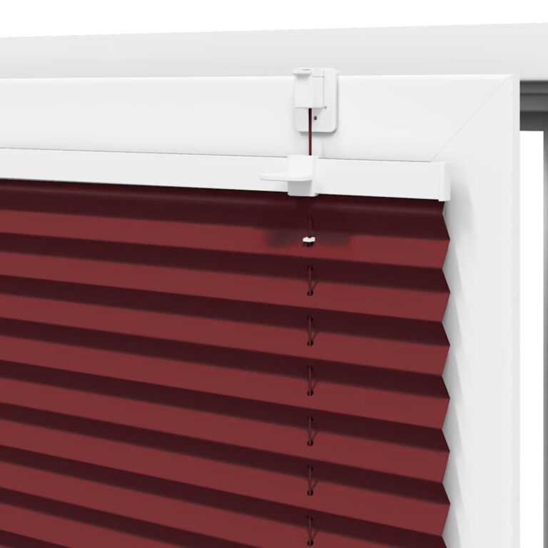 Plisseeritud ruloo Bordeaux punane 40x150 cm Kanga laius