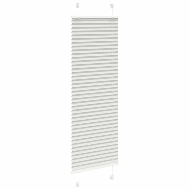 Plisseeritud ruloo helehall 50x100 cm kanga laius 49