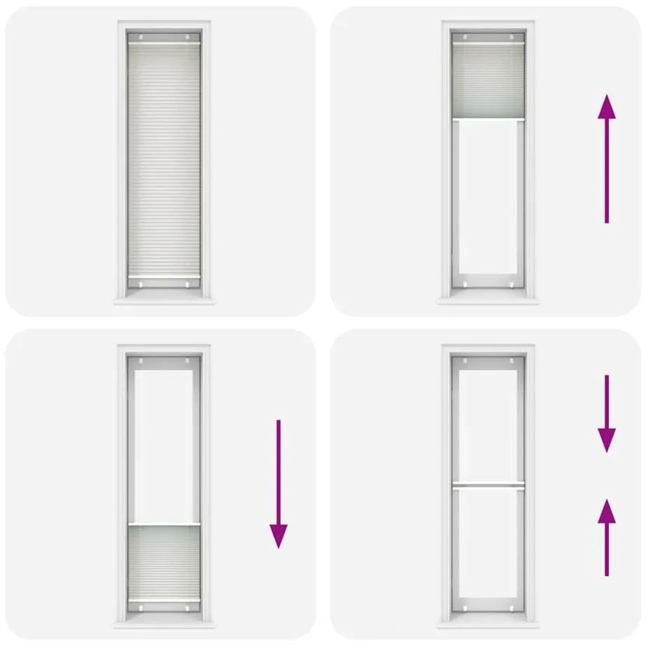 Plisseeritud ruloo helehall 60×200 cm kanga laius 59,4 cm – 6