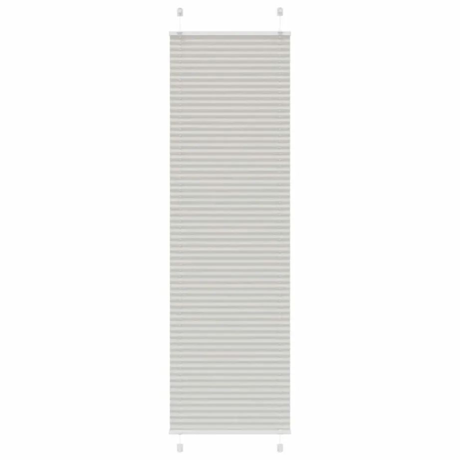 Plisseeritud ruloo helehall 60×200 cm kanga laius 59,4 cm