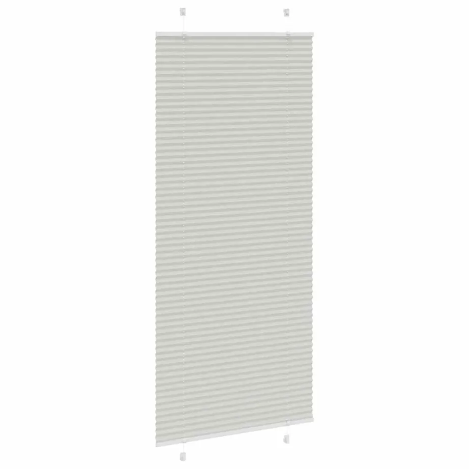 Plisseeritud ruloo helehall 90×200 cm kanga laius 89,4 cm – 4