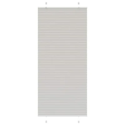 Plisseeritud ruloo helehall 90x200 cm kanga laius 89