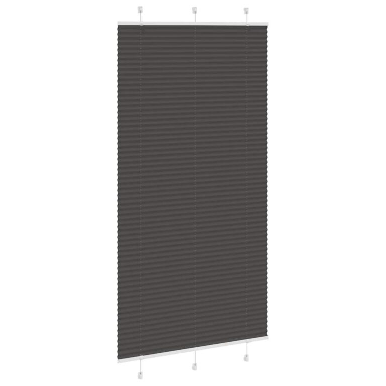 Plisseeritud ruloo must 100x200 cm kanga laius 99