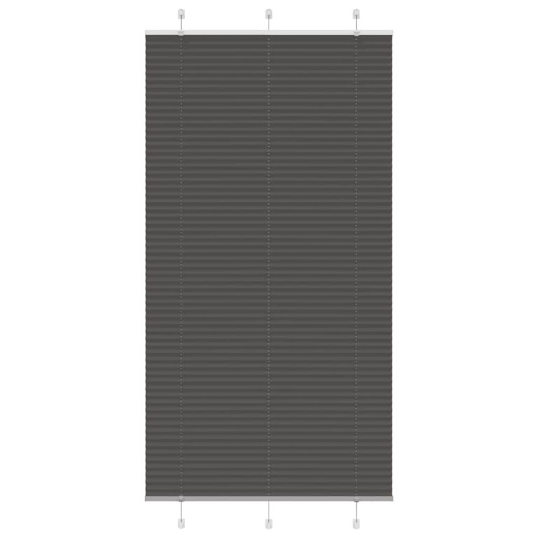 Plisseeritud ruloo must 100x200 cm kanga laius 99