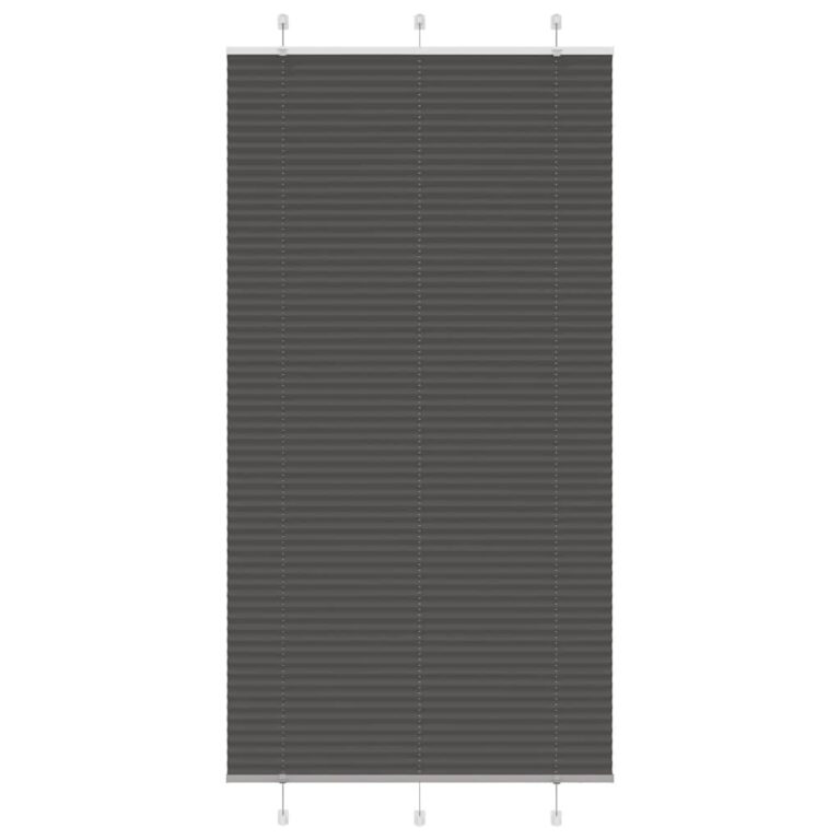 Plisseeritud ruloo must 105x200 cm kanga laius 104