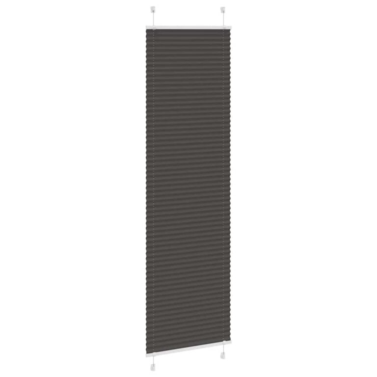 Plisseeritud ruloo must 60x200 cm kanga laius 59