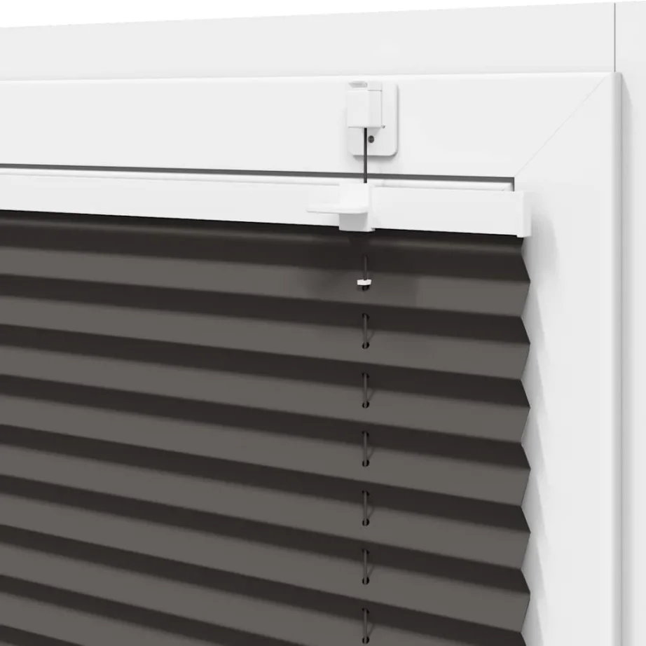 Plisseeritud ruloo must 70×100 cm kanga laius 69,4 cm polüester – 10