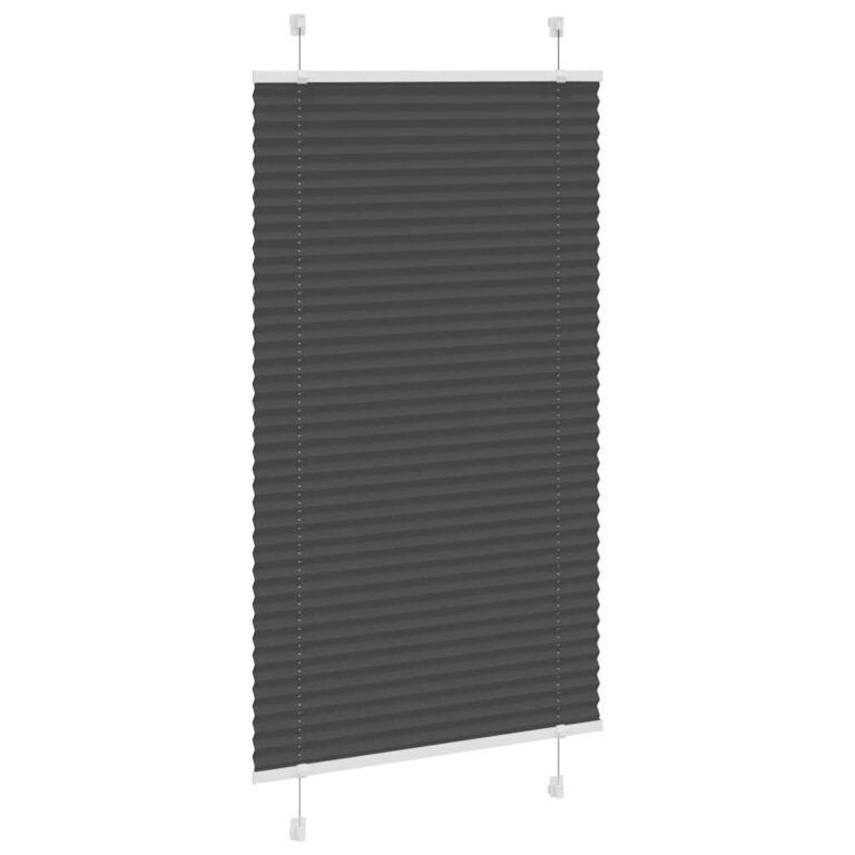 Plisseeritud ruloo must 75x150 cm kanga laius 74