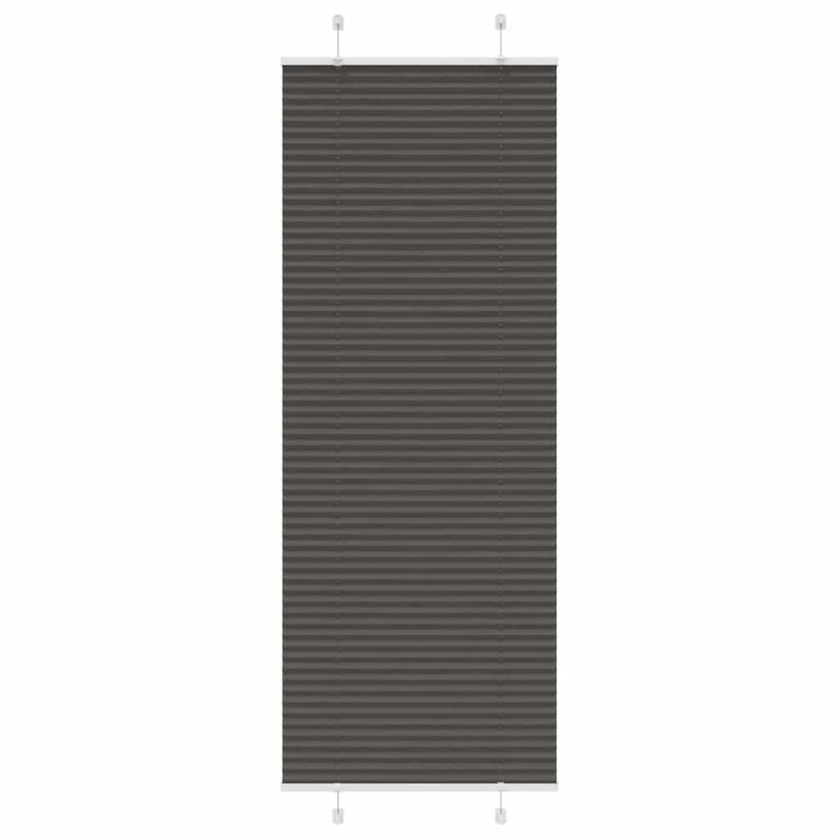 Plisseeritud ruloo must 80x200 cm kanga laius 79