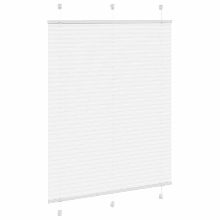 Plisseeritud ruloo valge 110x150 cm kanga laius 109