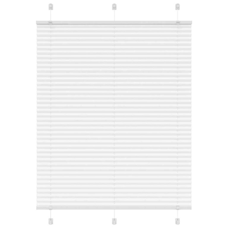 Plisseeritud ruloo valge 110x150 cm kanga laius 109