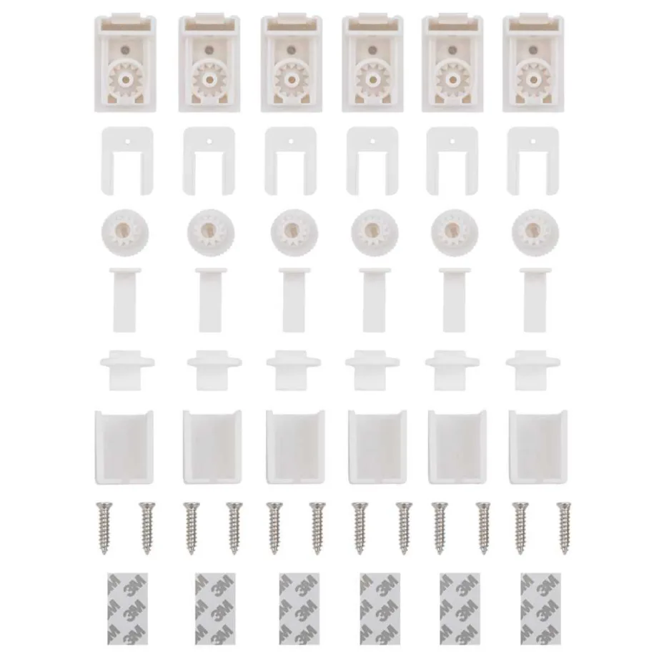 Plisseeritud ruloo valge 115×150 cm kanga laius 114,4 cm – 12