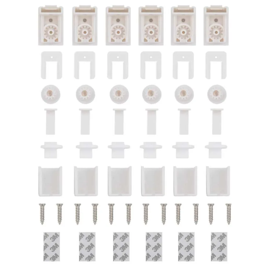 Plisseeritud ruloo valge 120×150 cm kanga laius 119,4 cm – 12