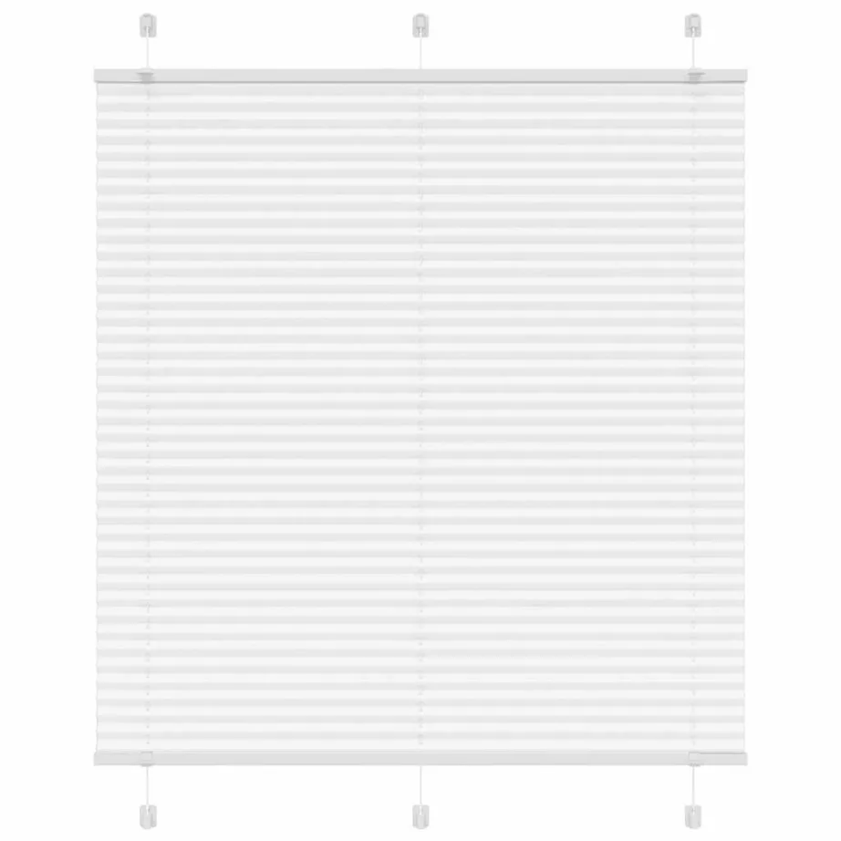 Plisseeritud ruloo valge 120×150 cm kanga laius 119,4 cm