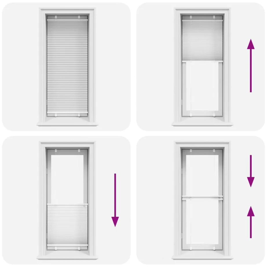 Plisseeritud ruloo valge 55×150 cm kanga laius 54,4 cm – 7