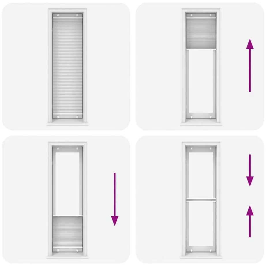Plisseeritud ruloo valge 65×200 cm kanga laius 64,4 cm – 7
