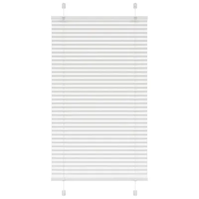 Plisseeritud ruloo valge 80x100 cm kanga laius 79