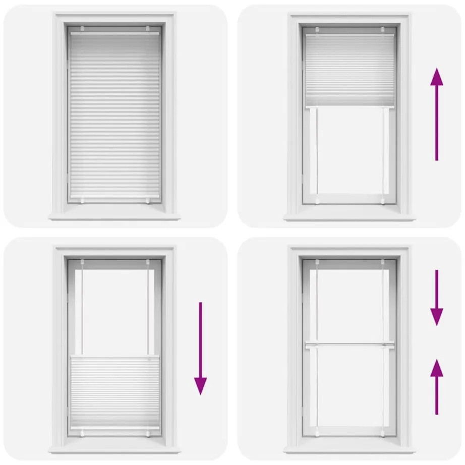 Plisseeritud ruloo valge 80×100 cm kanga laius 79,4 cm – 7